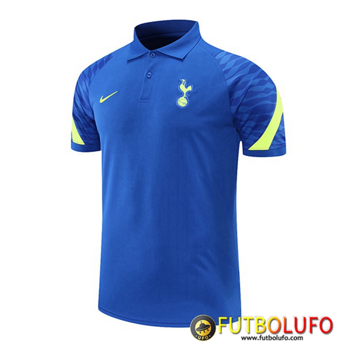 Camiseta Polo Tottenham Hotspur Azul/Verde 2021/2022