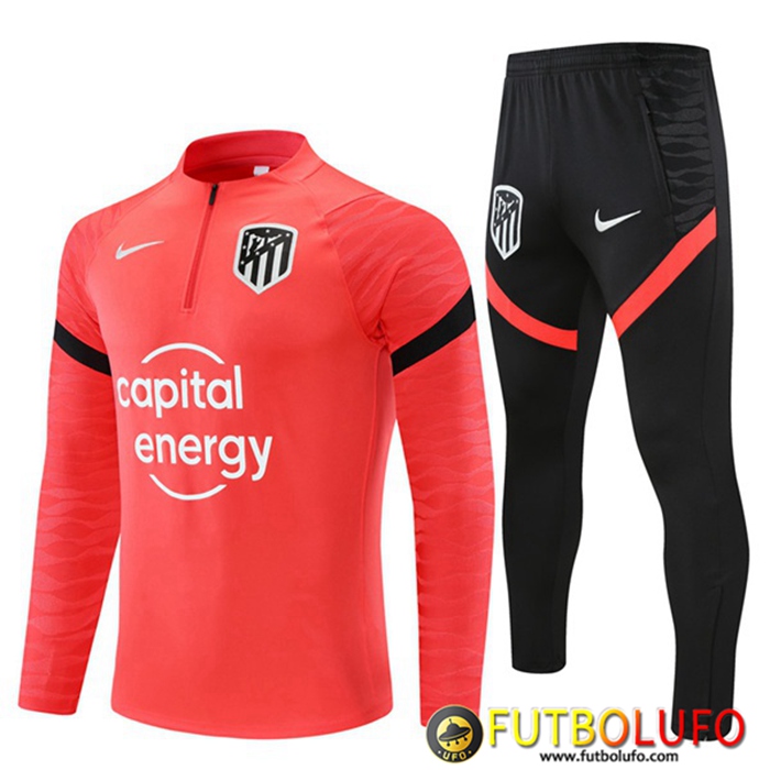 Chandal Equipos De Futbol Atletico Madrid Rojo/Negro 2021/2022