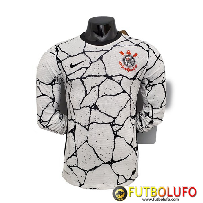 Camiseta Futbol Corinthians Titular Manga Larga 2021/2022