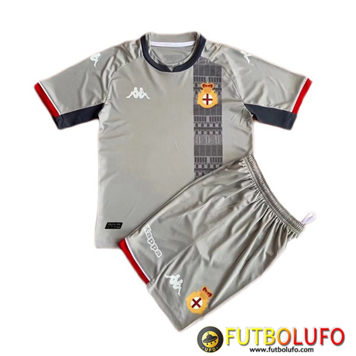 Camiseta Futbol Genoa Ninos Alternativo 2021/2022