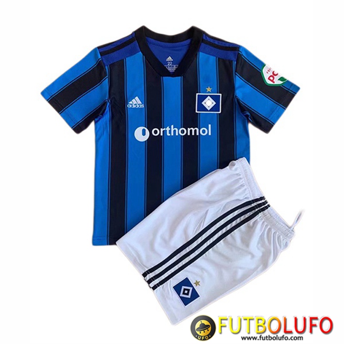Camiseta Futbol HSV Hamburg Ninos Titular 2021/2022