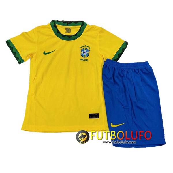 Camiseta Futbol Brasil Ninos Primera 2020/2021