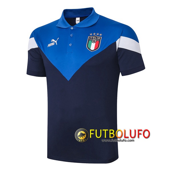 Polo Futbol Italia Azul 2020/2021
