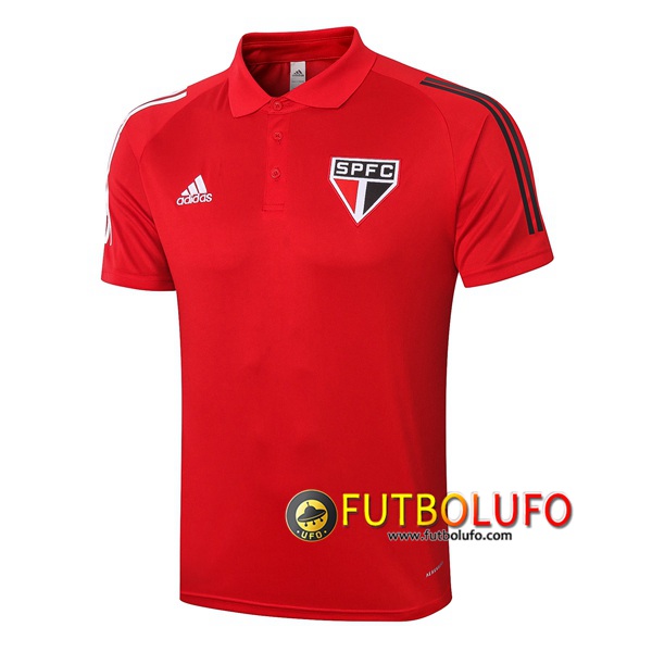 Polo Futbol Sao Paulo FC Roja 2020/2021