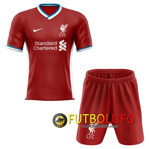Camiseta Futbol FC Liverpool Ninos Primera Version Filtrada 2020/2021