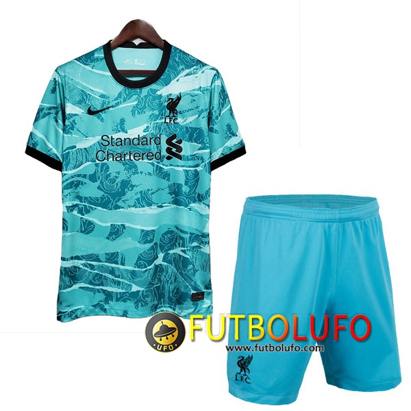 Camiseta Futbol FC Liverpool Ninos Segunda Version Filtrada 2020/2021