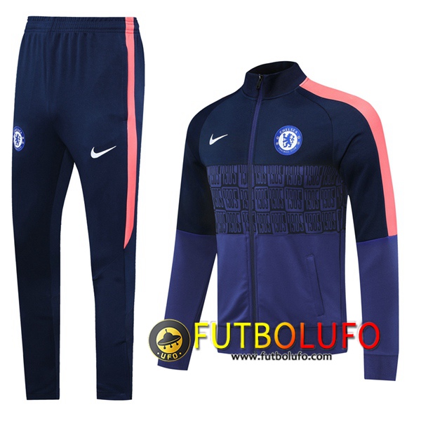 Chandal del FC Chelsea Azul 2020 2021 Chaqueta + Pantalones