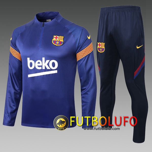 Chandal del FC Barcelona Ninos Azul 2020/2021 Sudadera + Pantalones