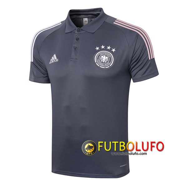 Polo Futbol Alemania Gris Oscuro 2020/2021