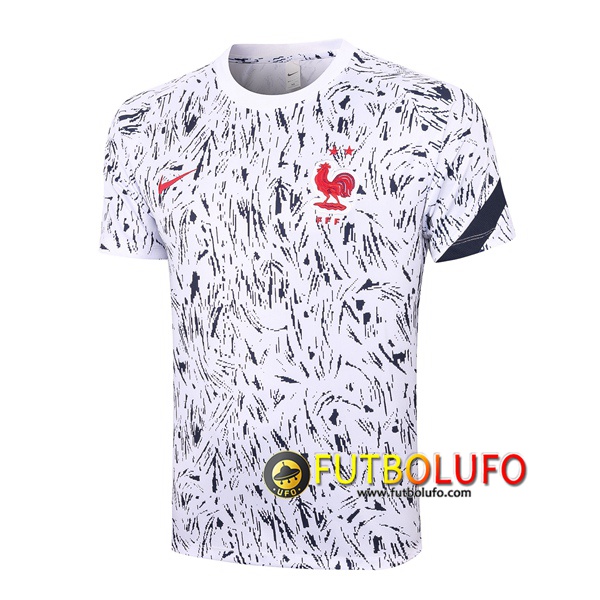 Camiseta Entrenamiento Francia Noir Blanco 2020/2021