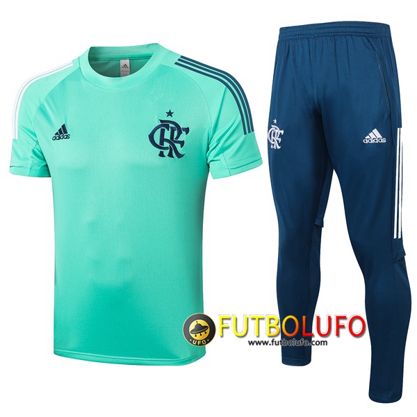 Camiseta Entrenamiento Flamengo + Pantalones Verde 2020/2021
