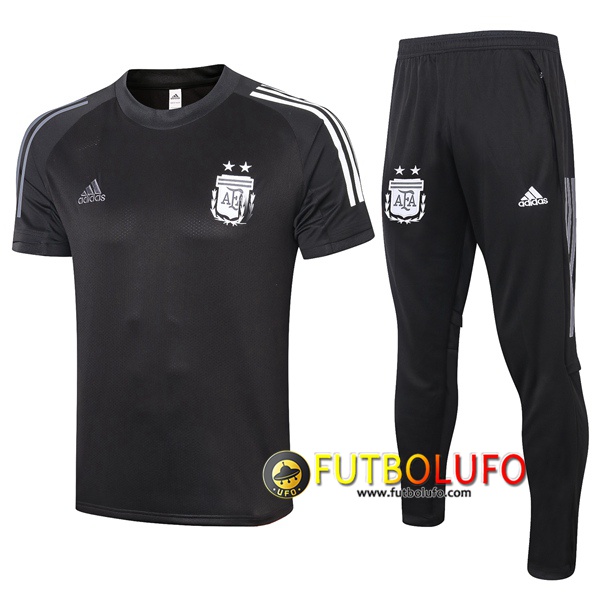 Camiseta Entrenamiento Argentina + Pantalones Noir 2020/2021