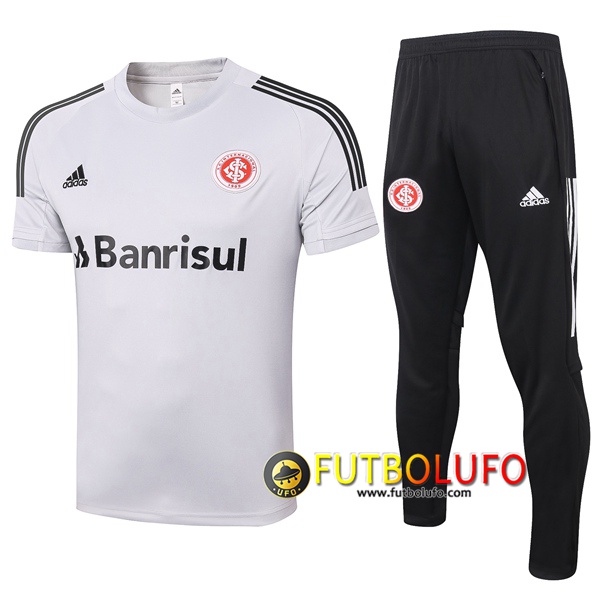 Camiseta Entrenamiento SC Internacional + Pantalones Gris Claro 2020/2021