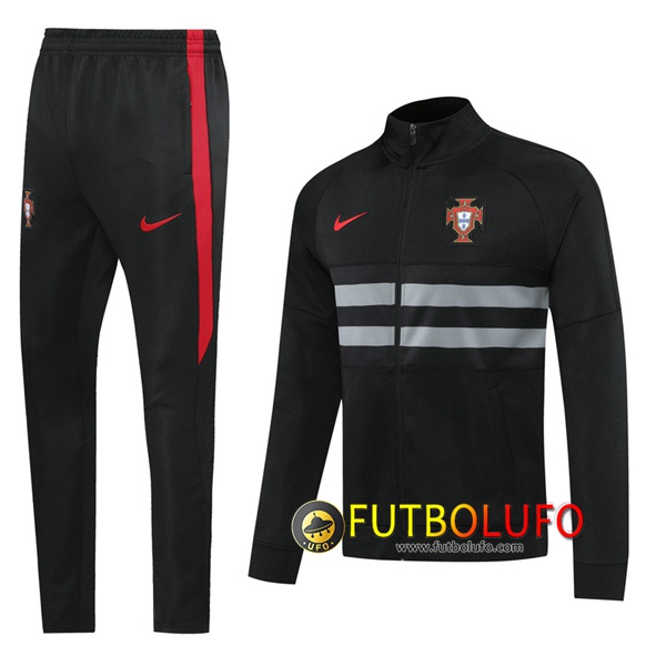 Chandal del Portugal Noir 2020 2021 Chaqueta + Pantalones