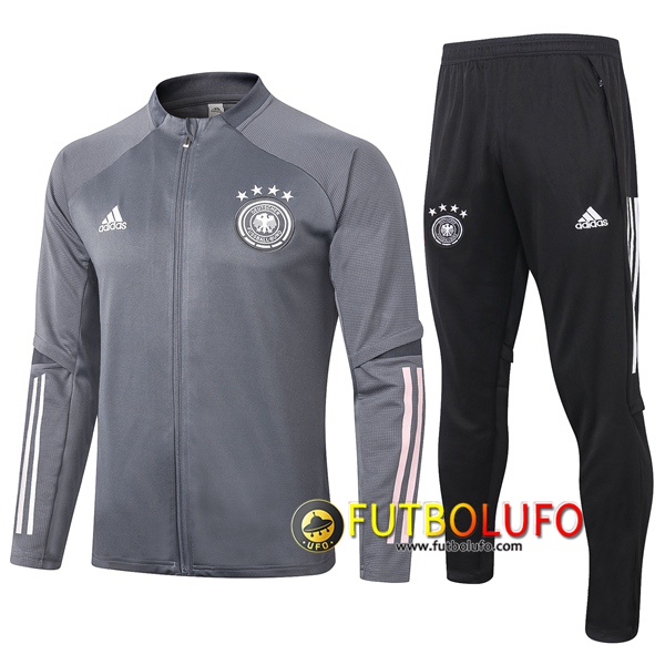 Chandal del Alemania Gris Oscuro 2020 2021 Chaqueta + Pantalones