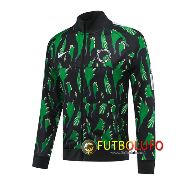 Chaqueta Futbol Nigeria Noir Verde 2020/2021