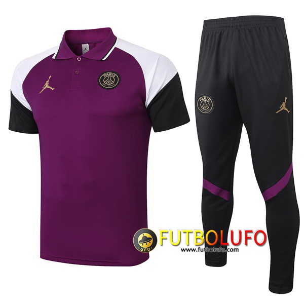 Polo Traje Paris PSG Jordan + Pantalones Purpura 2020/2021