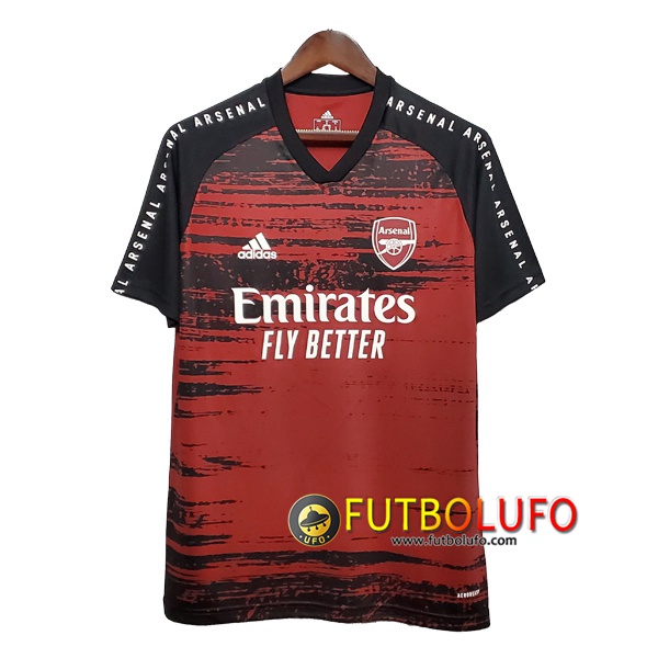 Camiseta Entrenamiento Arsenal Negro/Roja 2020/2021