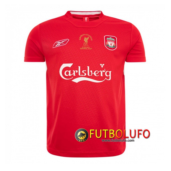 Camiseta Futbol FC Liverpool Retro Primera Champions 2005