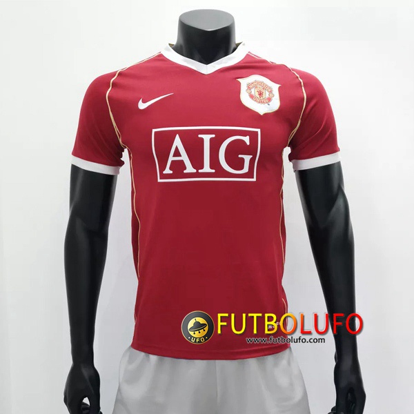 Camiseta Futbol Manchester United Retro Primera 2006/2007