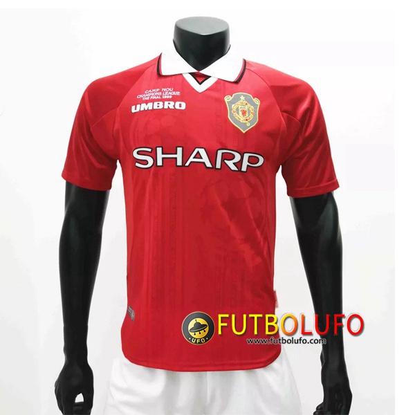 Camiseta Futbol Manchester United Retro Primera 1999/2000