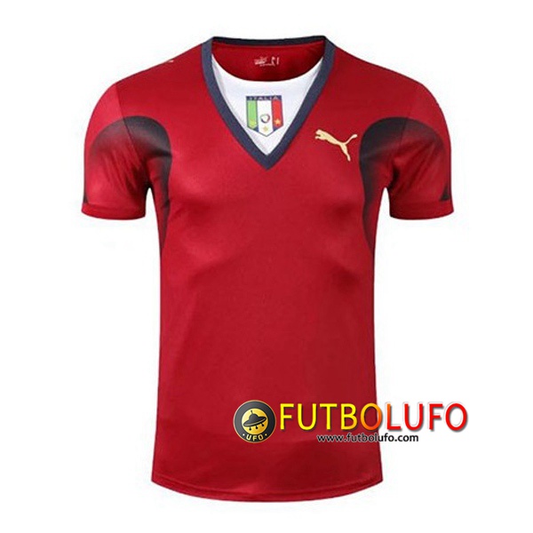 Camiseta Futbol Italia Retro Portero Roja Coupe du Monde 2006