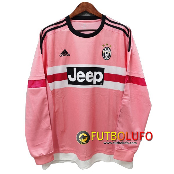 Camiseta Futbol Juventus Retro Segunda Manga Larga 2015/2016