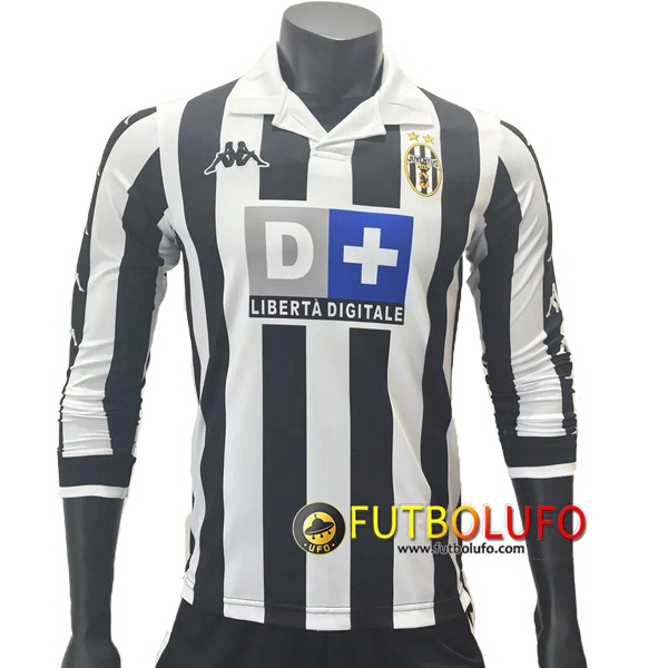 Camiseta Futbol Juventus Retro Primera Manga Larga 1999/2000