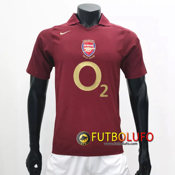 Camiseta Futbol Arsenal Retro Primera 2005/2006