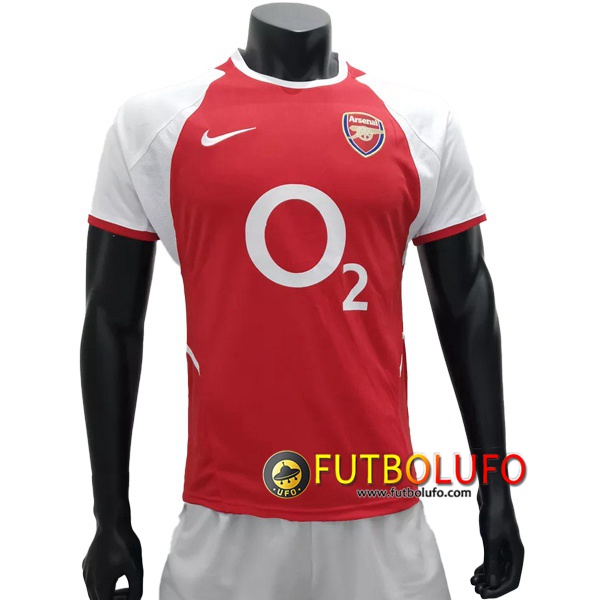 Camiseta Futbol Arsenal Retro Primera 2002/2004