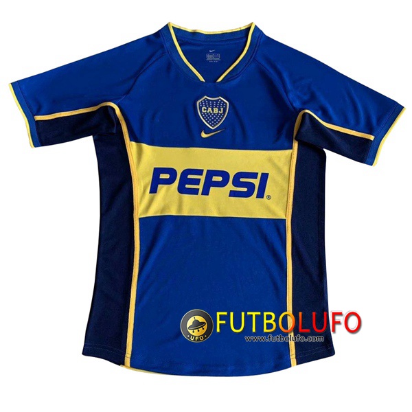 Camiseta Futbol Boca Juniors Retro Primera 2002
