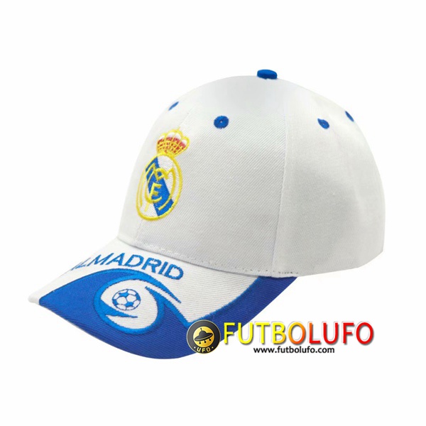 Gorra de Futbol Real Madrid Blanco