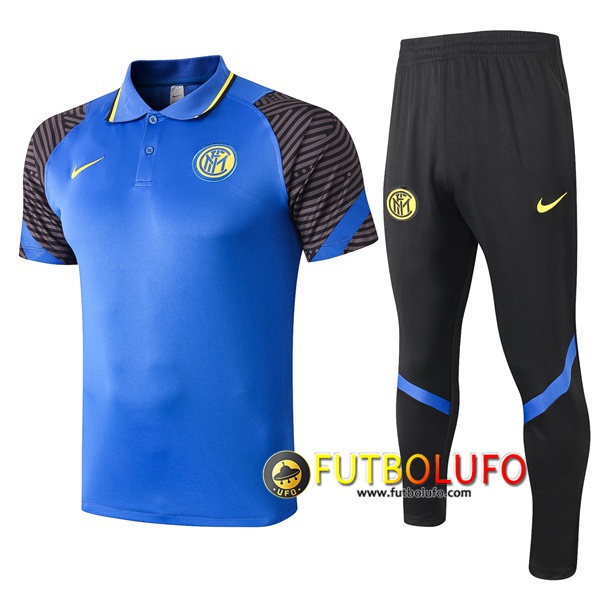 Polo Traje Inter Milan + Pantalones Azul 2020/2021