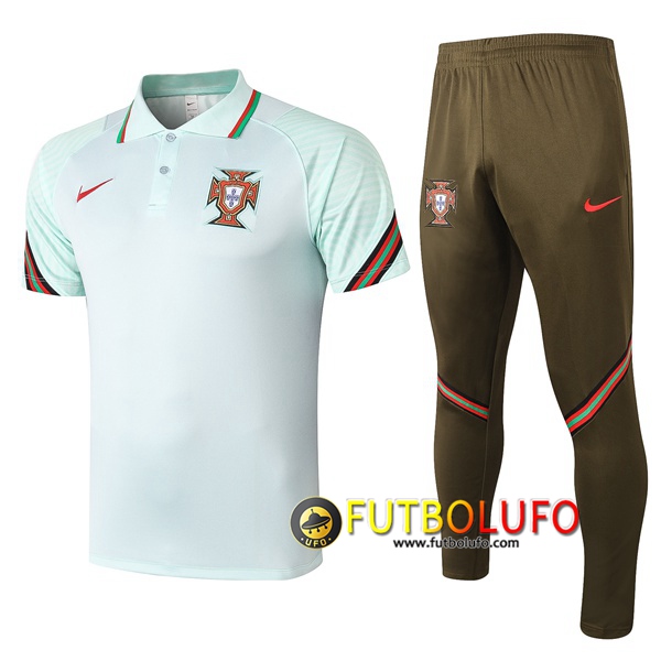 Polo Traje Portugal + Pantalones Verde 2020/2021