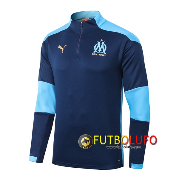 Sudadera de entrenamiento Marsella OM Azul 2020/2021