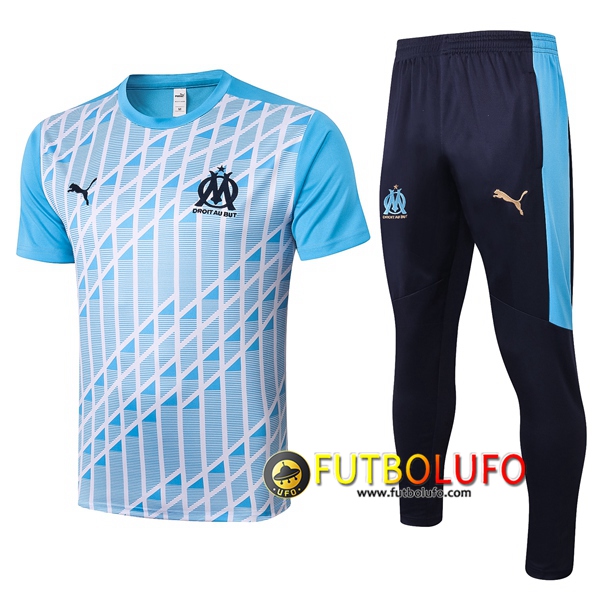Camiseta Entrenamiento Traje Marsella OM + Pantalones Azul 2020/2021