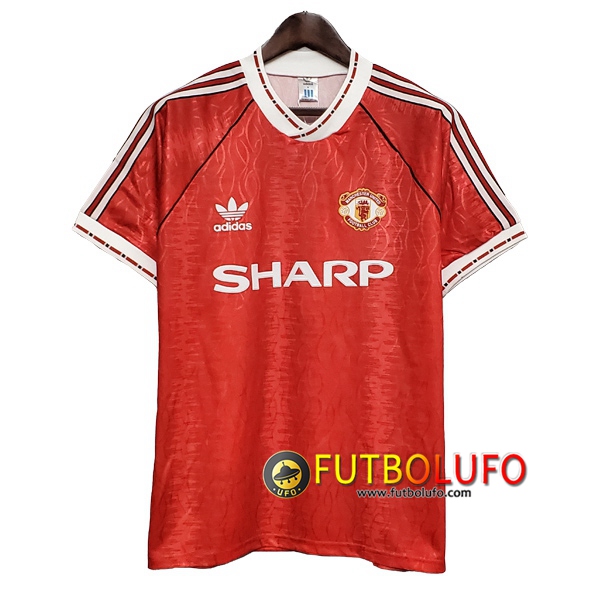 Camiseta Futbol Manchester United Retro Primera 1990/1992