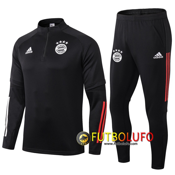 Chandal del Bayern Munich Negro 2020 2021 Sudadera + Pantalones