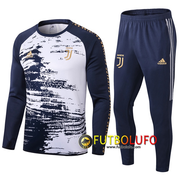de replica Chandal del Juventus Azul Royal Blanco 2020 2021 Sudadera + Pantalones baratas, las mejores tienda de de
