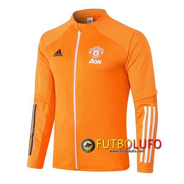 Chaqueta Futbol Manchester United Naranja 2020/2021