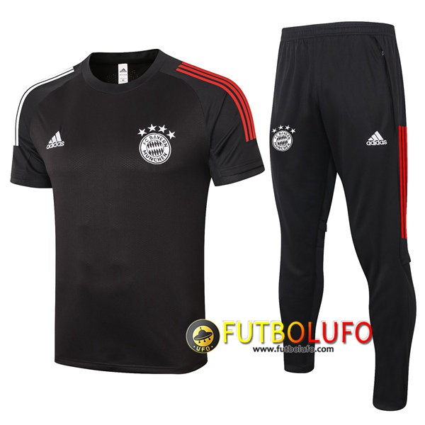 Camiseta Entrenamiento Bayern Munich + Pantalones Negro 2020/2021