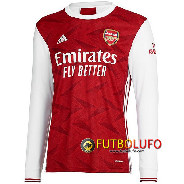 venta replica Camisetas Futbol Arsenal Primera Manga larga 2020 2021 baratas, las mejores tienda de de Futbolufo.com
