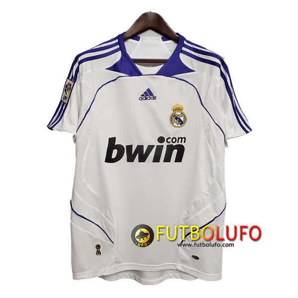 Camiseta Futbol Real Madrid Retro Primera 2007/2008