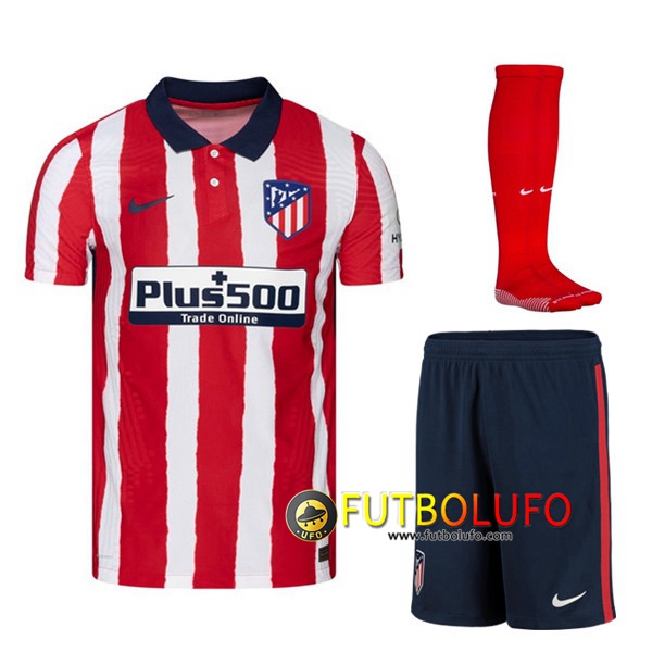 Traje Camisetas Futbol Atletico Madrid Primera (Cortos+Calcetines) 2020/2021