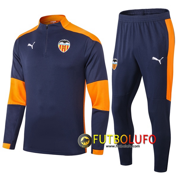 Chandal del Valencia Azul Royal 2020 2021 Sudadera + Pantalones