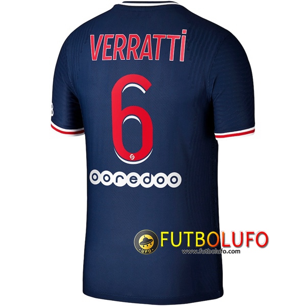 Camisetas Futbol PSG (Verratti 6) Primera 2020/2021