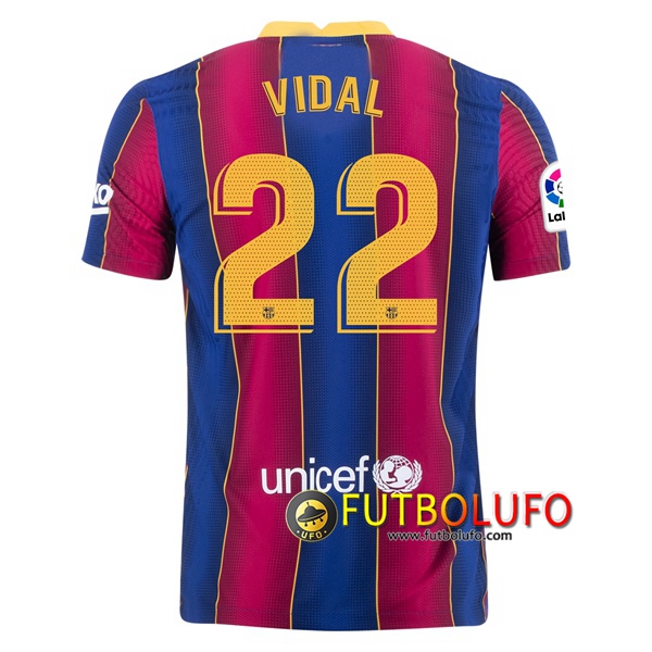 Camisetas Futbol FC Barcelona (VIDAL 22) Primera 2020/2021