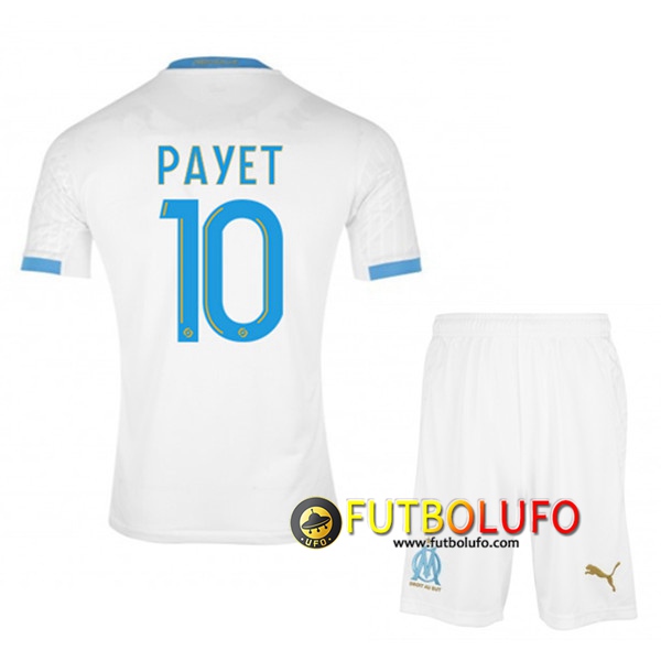 Camiseta Futbol Marsella OM (MPayet 10) Ninos Primera 2020/2021