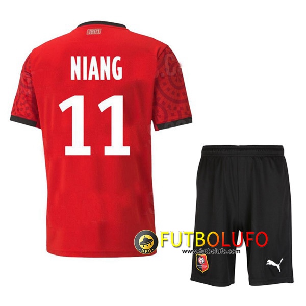Camiseta Futbol Stade Rennais (NIANG 11) Ninos Primera 2020/2021