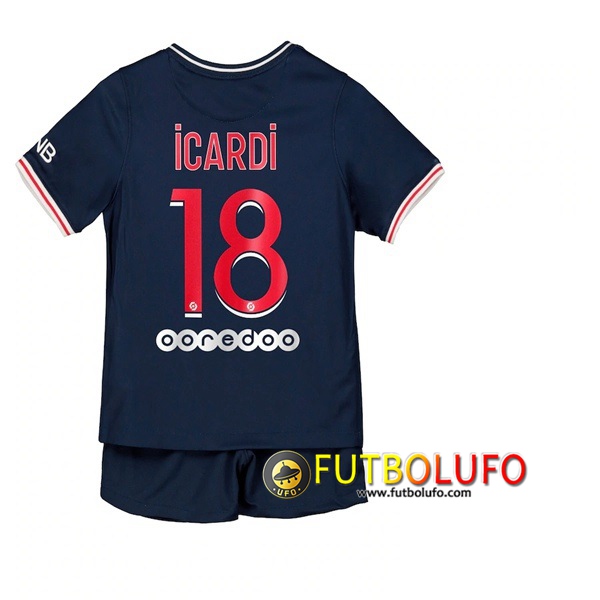 Camiseta Futbol PSG (Icardi 18) Ninos Primera 2020/2021